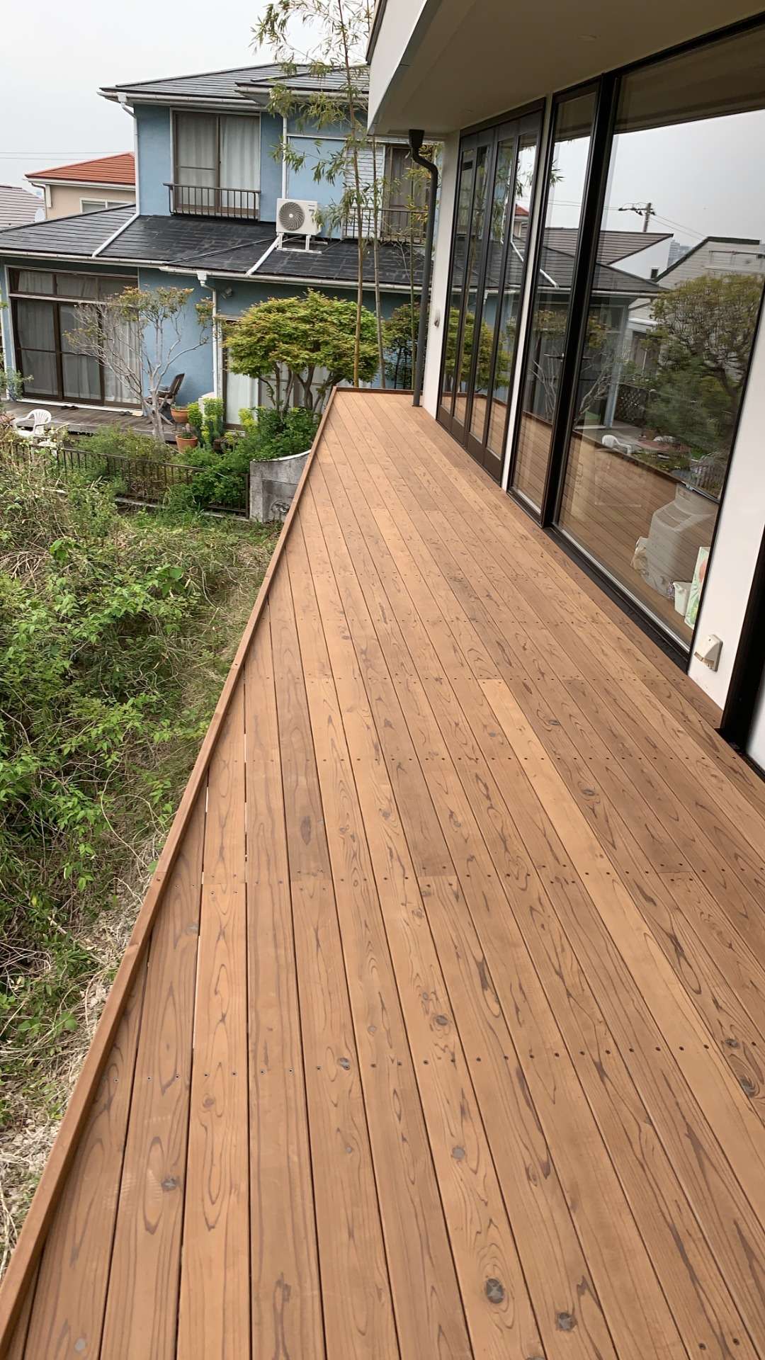 神奈川 建設 ウッドデッキ出来ました!